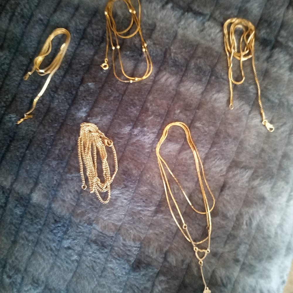 Source Unknown Gold Necklaces Set - image 2